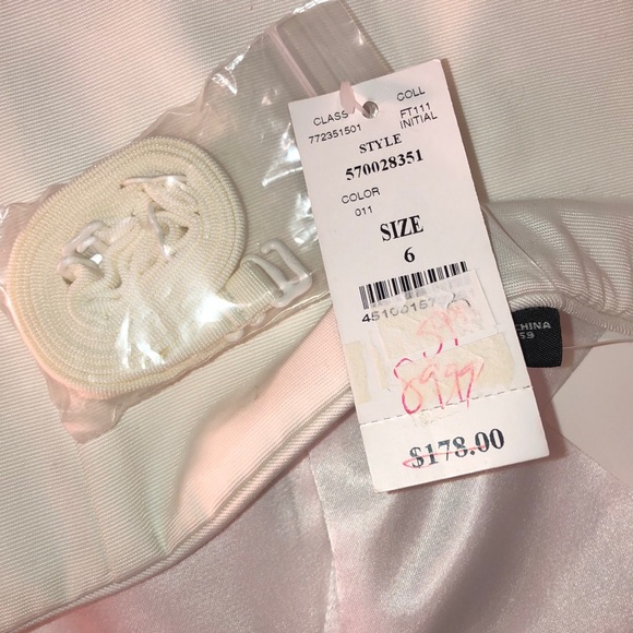 White House Black Market Black &Ivory Dress. NWT. - Picture 6 of 10